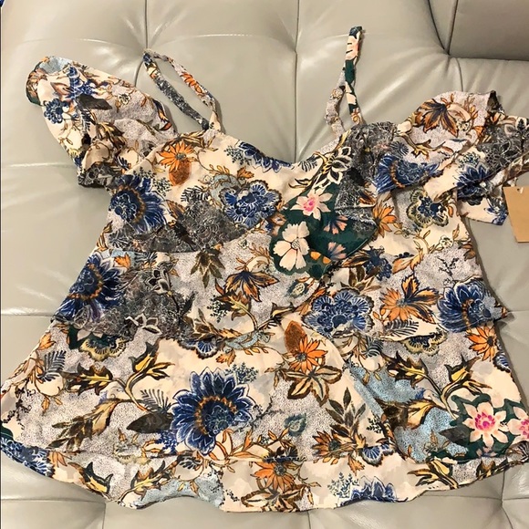 Rachel Rachel Roy Women’s Wonderlust Floral Top - Picture 4 of 5